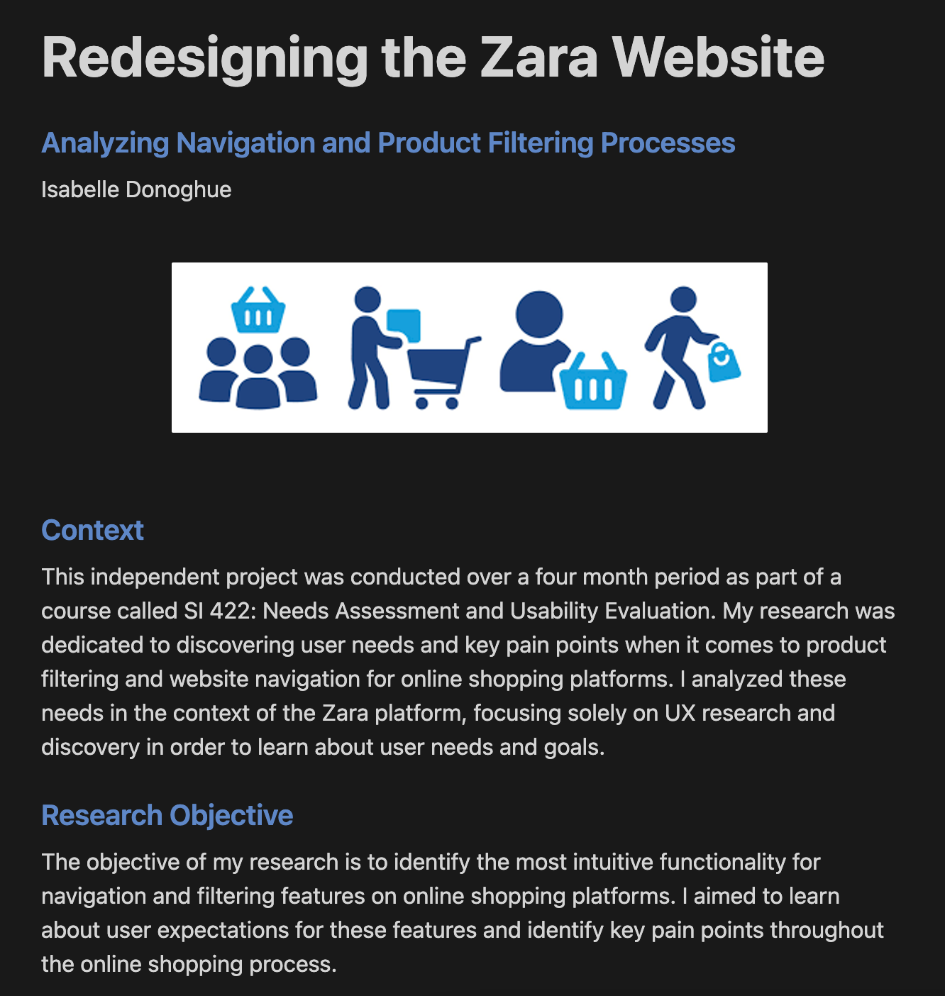 Zara Usability Analysis